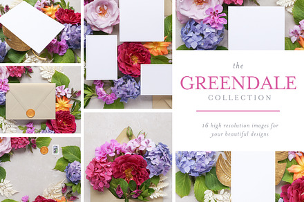 Greendale Invite Mockup Bundle