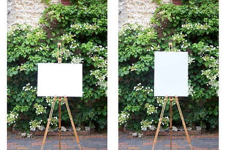 18x24" Easel Mockups - Greenery