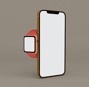 iPhone and Apple Watch Mockup