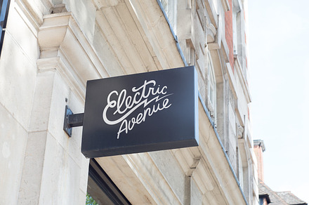 Shop Sign Mockup 8