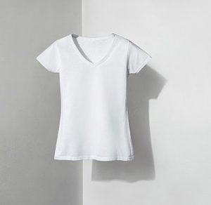 White T-shirt for Lady