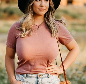 Bella Canvas Boho Shirt Mockup