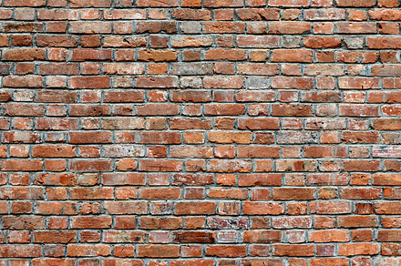 Red Brick wall texture portrait