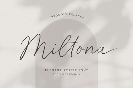 Miltona Elegant Script Font
