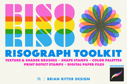 Risograph Toolkit for Procreate