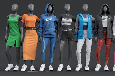 Female mannequin in clothes POSE 1