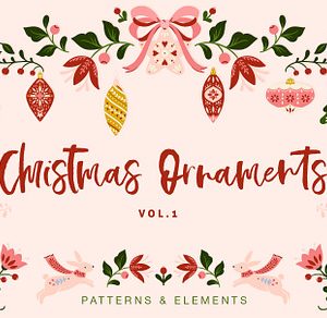 Christmas Folk Art Ornaments & More
