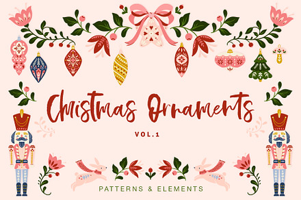 Christmas Folk Art Ornaments & More