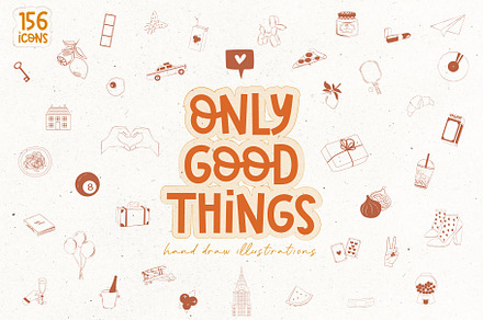 Only Good Things icons set
