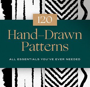 120 Essential Hand-Drawn Patterns