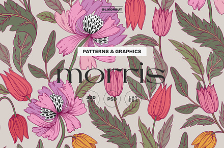 Morris Floral Pattern and Motifs