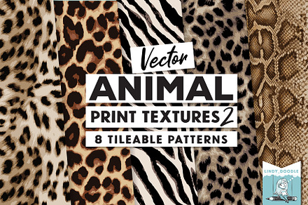 Vector Animal Print Patterns Pack 2