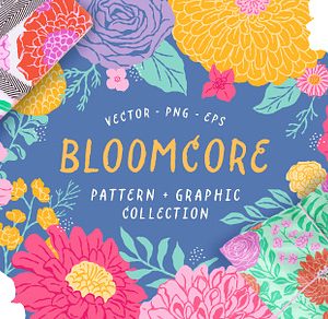 Bloomcore Vector Patterns & Graphics