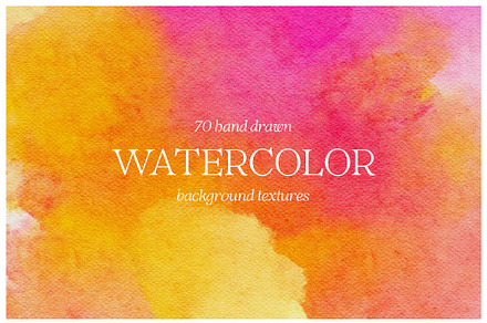 Hand drawn watercolor backgrounds