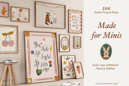 100 Nursery Prints - Made for Minis