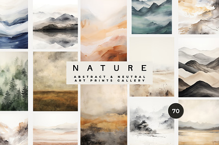 ABSTRACT NATURE PRINTS GALLERY