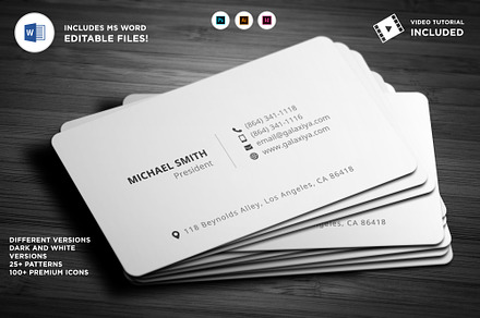 Simple Individual Business Cards