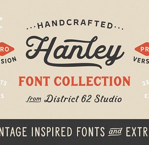 Hanley Pro Font Collection