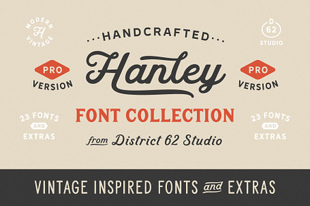 Hanley Pro Font Collection
