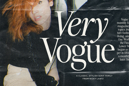 The Very Vogue Serif Family