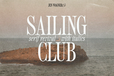 Sailing Club | Nostalgic Serif