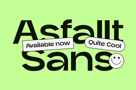Asfallt - Sans Type
