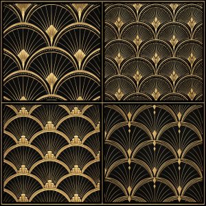 Art Deco Fan Repeat Collection